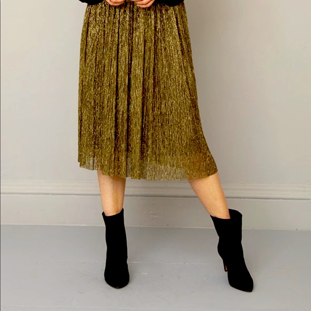 Gold lamé Isabel Marant Etoile Beatrice sk…